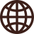 Internet globe icon